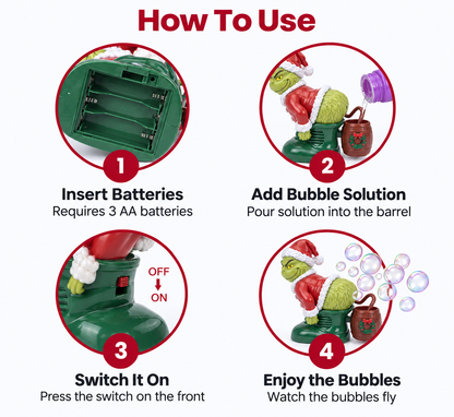 Farting Grinch Bubble