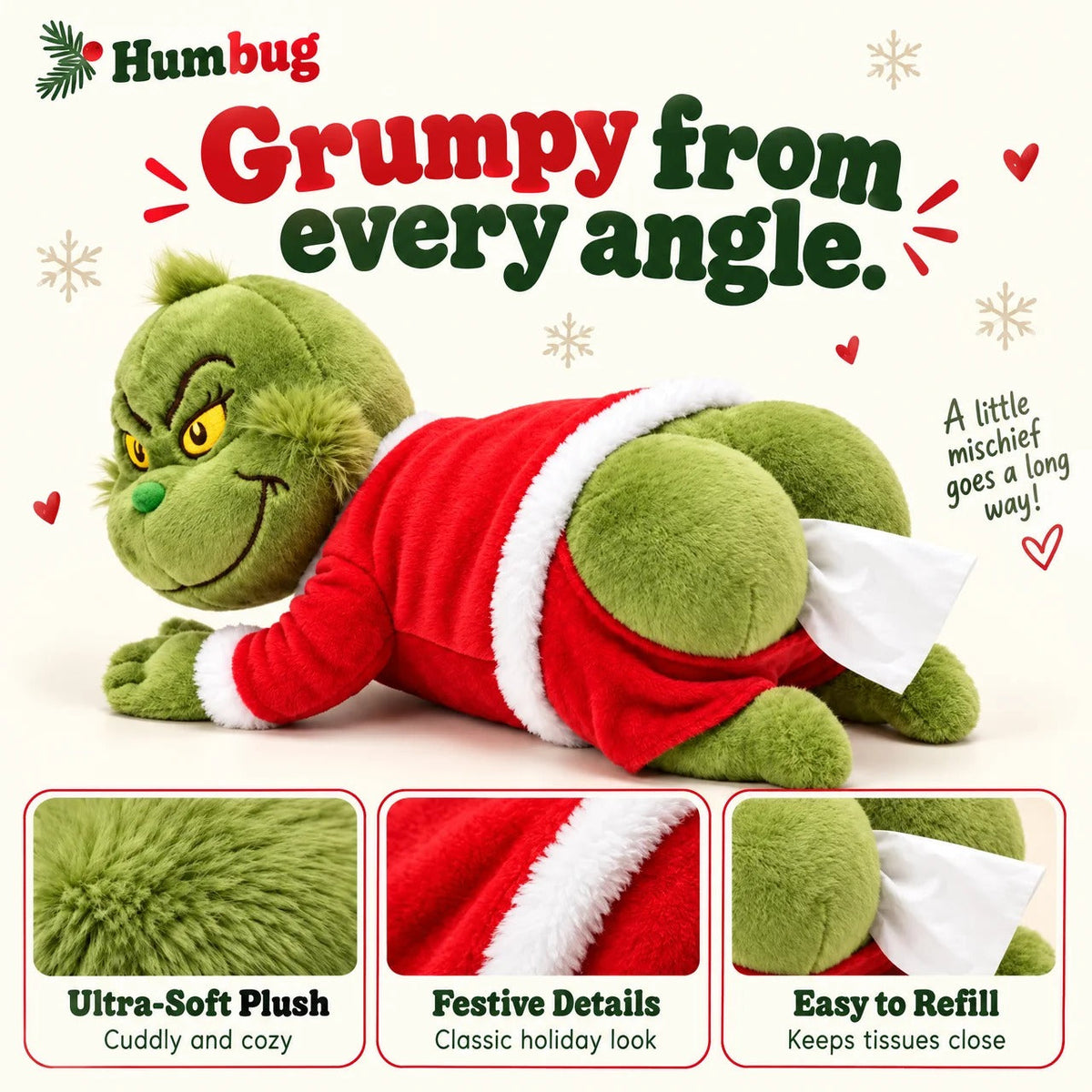 Grinch Tissue Holder